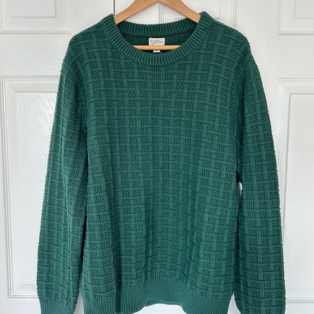 NWT J Crew Green Sweater for Men
